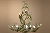 Antler Chandelier - 9 Light L Mule (35"W x 32"H)